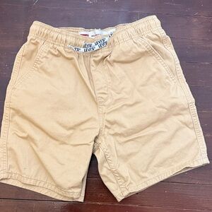 Levi's Khaki Elastic-Waist Pull-On Shorts